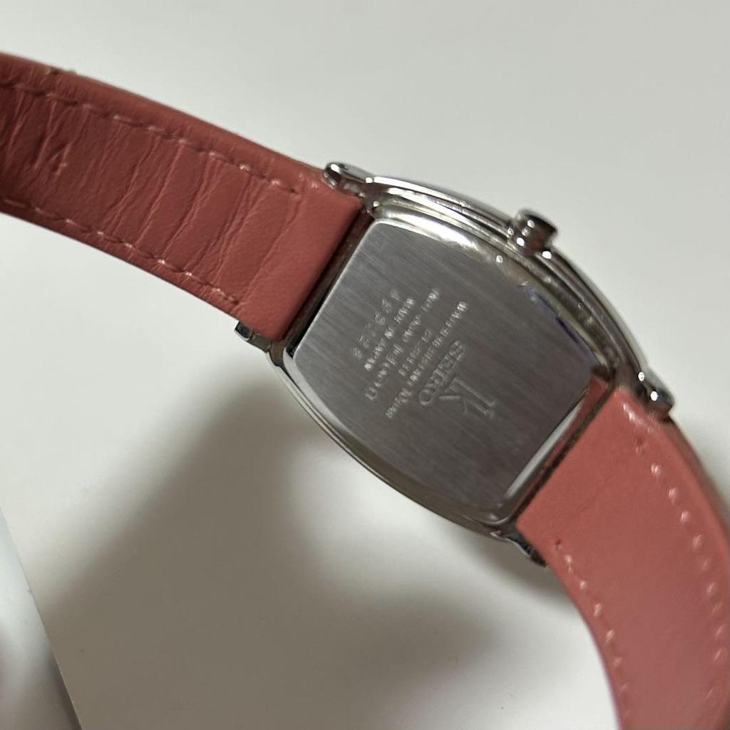 [USED] SEIKO QZ Rukia Stainless Steel Leather Watch, Operation Confirmed