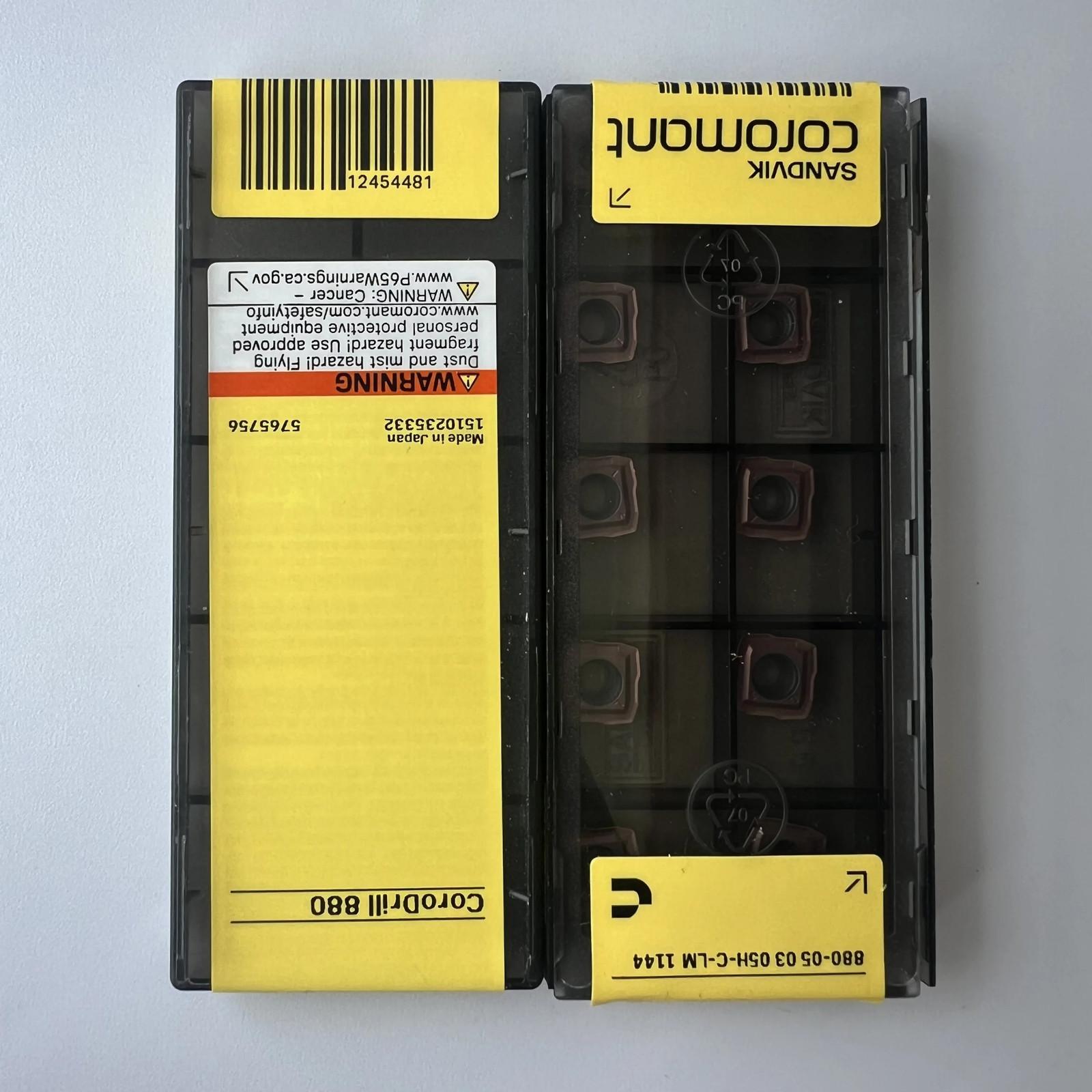 

SANDVIK / 880-050305H-C-LM 1144 / Industrial indexable Carbide Inserts 10 Pcs