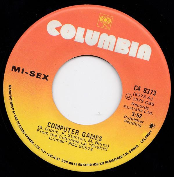 

7inch Record MISEX Computer Games C48373 Columbia 1979 Canada Rock Used