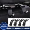 Car Headrest Hooks Hanger Bags Seat Back Holder Clips Emblem Auto Stickers For Mercedes Benz A180 A200 W205 E63 AMG 2014 2015
