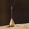 1 Pcs Pure Copper Incense Holder Used For Incense Sticks Coil Bottles Gourd-shaped Copper Incense Holder
