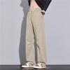High-end Casual Pants Boys Autumn and Winter New Scimitar Pants Loose Straight Men's and Women's American Trendy Brand Wide-leg Sweatpants