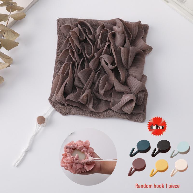 Top-Selling Bath Sponge & Scrubber: Japanese/Korean Foaming Mud Back & Body Flower Glove