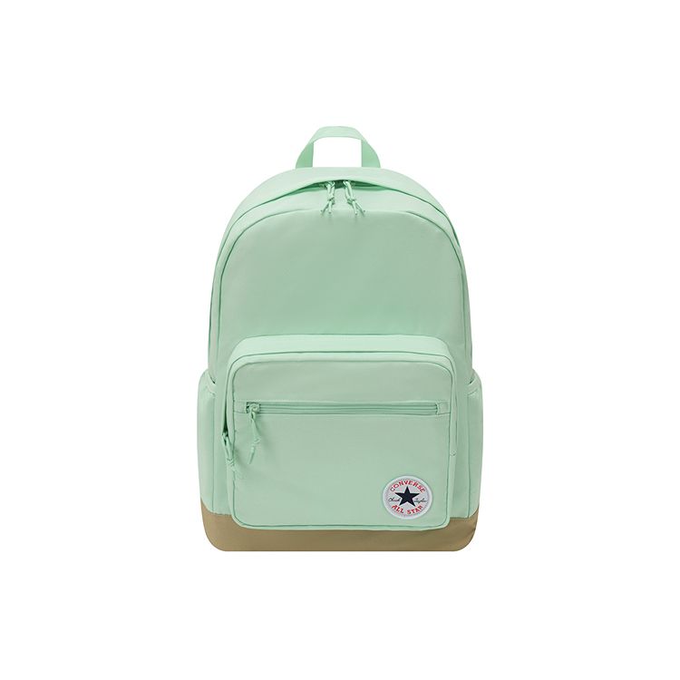 Converse 20L Fashion Color Block Polyester Backpack Unisex Backpacks Aloe-Green CV2443024PS-001 Aloe Vera Green,M