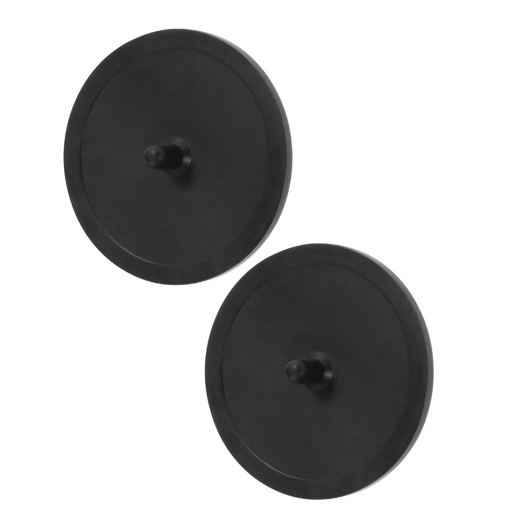2pcs Coffee Machine Rubber Backflush Disk 50mm Backflush Disc Cleaning Blind Plate Black