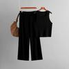Western Style New Knitted Sling Vest Top Trousers Set Knited Top and Shorts Set