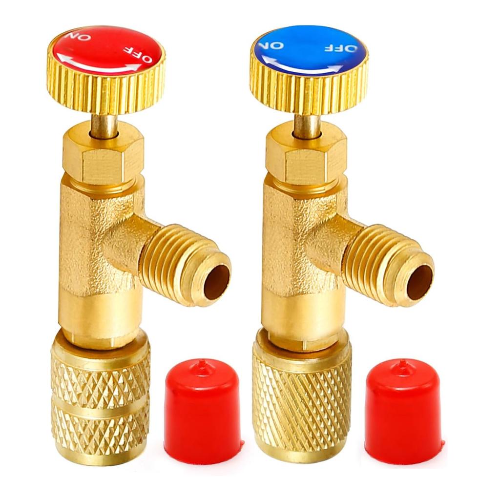R410 refrigerant filling valve Air conditioner fluoride safety valve refrigeration switch R22 copper adapter tool