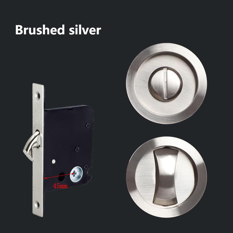TOP KNORR Sliding Door Sliding Door Lock Modern Invisible Sliding Door Lock Zinc Alloy Hook Hidden Hook Hidden Door Lock