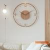 Nordic Frameless Glass Wall Clock