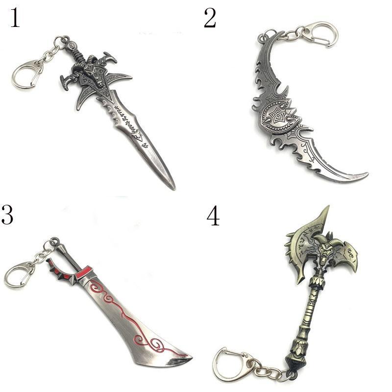 Buy 1Pc Man Boy Warcraft Weapon Sword Keychain WOW World of