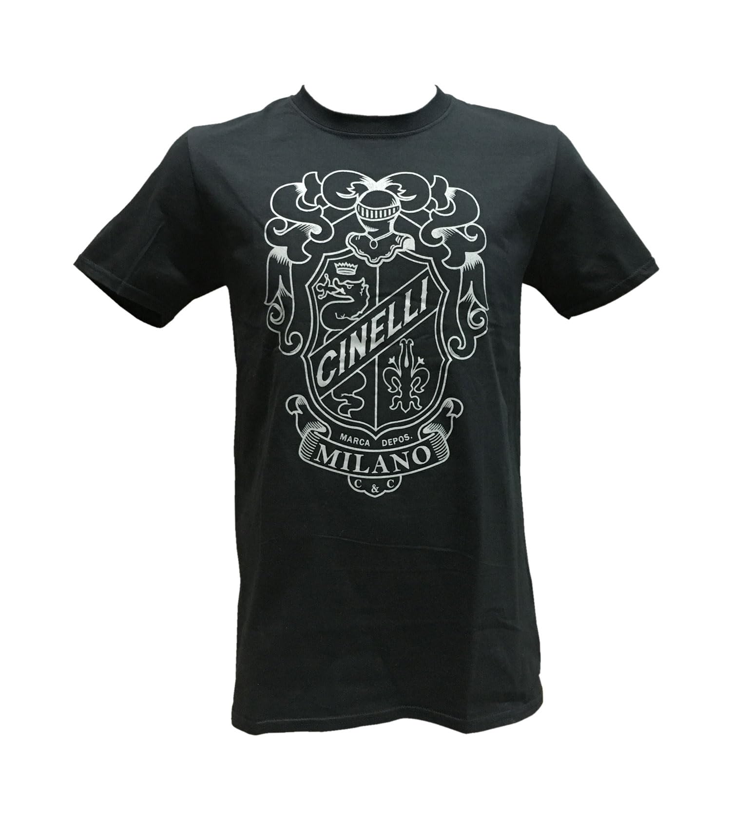 

Cinelli Дорожный велосипед CREST Черный Размер CCRETSBKS Футболка, Маленький, чёрный