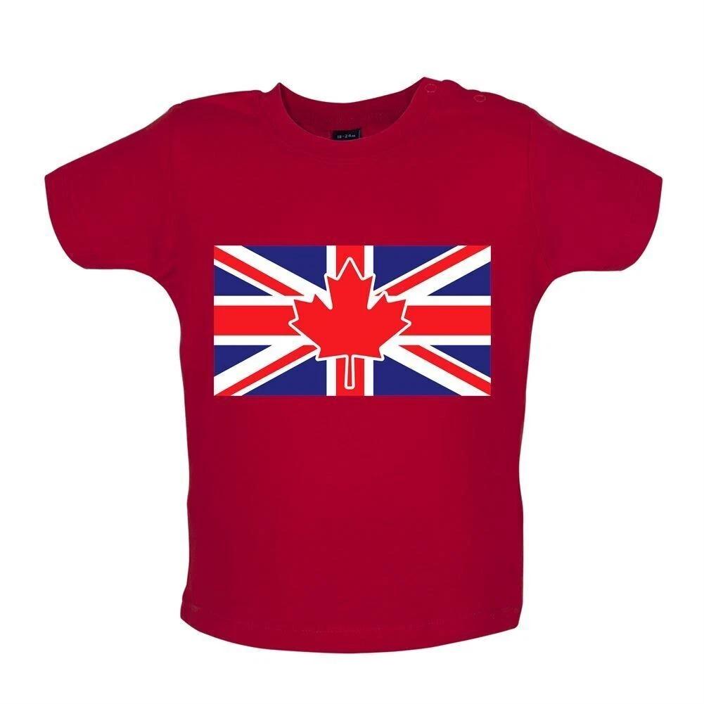 Canadian Union Jack Flag - Baby / Romper - Canada UK London Ottawa 100