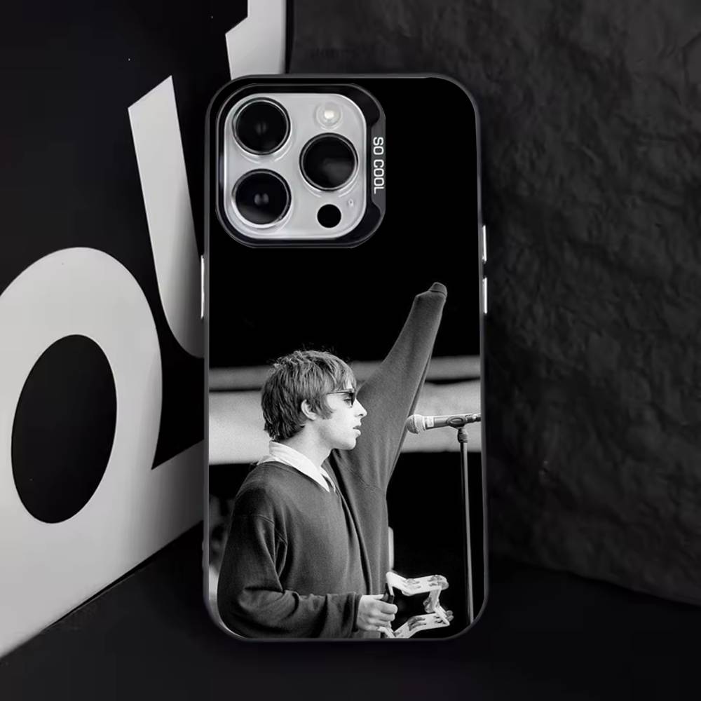 L-Liam G-Gallagher Singer For iPhone 17,16,15,14,13,12,11,Pro,Max,Plus,E,Air,Mini Anti Fall Black Matte Hard Bumper Phone Case
