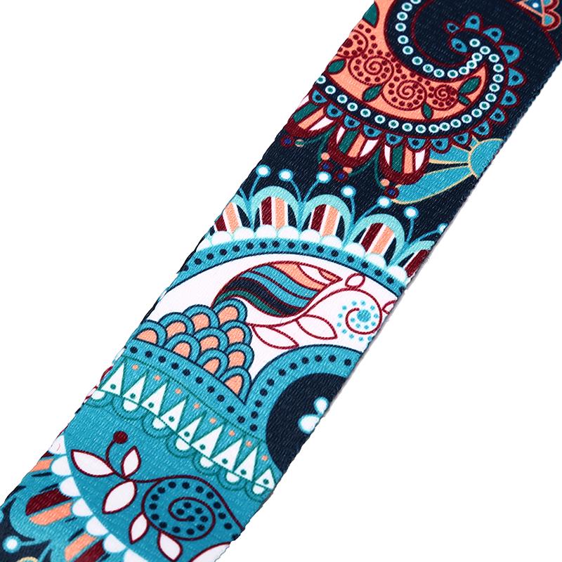 Guitar Strap Electric Guitar Acoustic Sunflower Guitar Folk Guitar Bass Strap