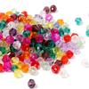 1 Box facettierte Glas-Kristallperlen-Set 24 Farben Briolette Rondelle Kristall AB Perlen Abstandshalter für Schmuckherstellung Armband Ringe