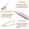 1PCS Russian Dovetail Scissors Beauty Nail Nail Removal Dead Skin Nail Barbs Curved StainlessSteel Spring Dead Skin Scissors