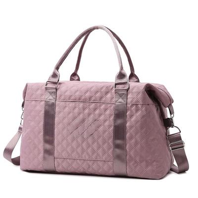 Large Capacity Diamond Quilted Dry Wet Separation Sports Travel Bag