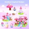 Magnetic Building Blocks Mine World Magnet Princess Castle Blossom Cave Plant Zombies Cubes Set Brick Cube Toys Children Gifts