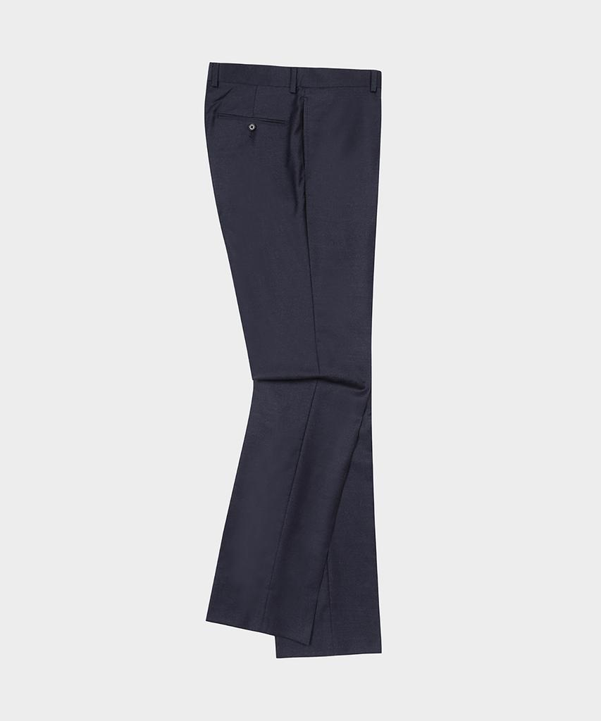 BROOKS BROTHERS Classic Fit Flannel Trousers (Navy) (Bbptmf6435Qef)