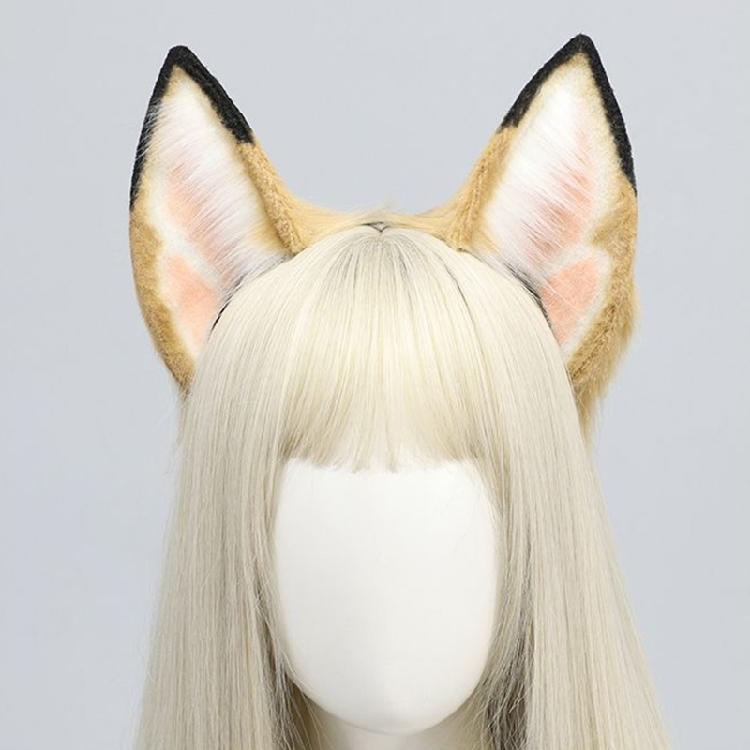 Künstliches Hundeohren Stirnband Cosplay Kostüm Haarreif Maskeraden Party Haarband Anime Kopfschmuck Rollenspiel Accessoire
