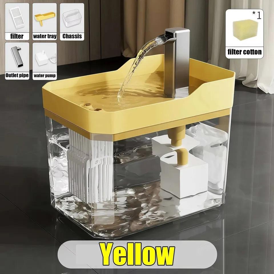 Cat Water Fountain Auto Filter USB Electric Mute Cat Drinker Bowl 1.5L Recirculate Filtring Drinker for Cats Pet Water Dispenser