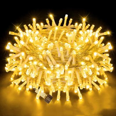Waterproof LED Christmas String Lights - Colorful, Flashing, Decorative Outdoor Starry Lights
