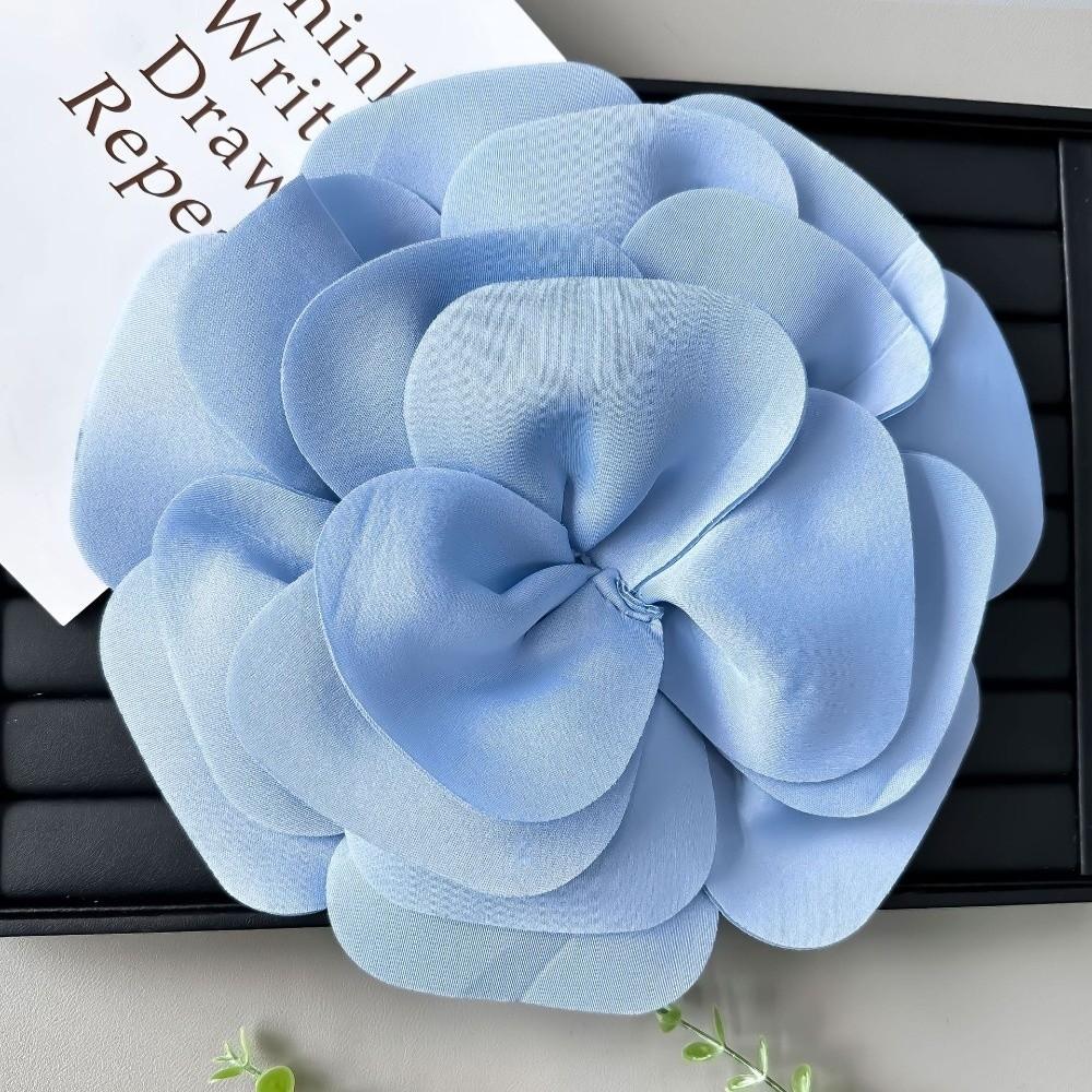 Fashion Large Size Elegant Corsage Removable Multi-layered 3D Chest Flower Solid Color DIY Dress Decorations Hair Accessories