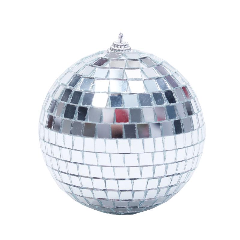 Christmas Laser Mirror Disco Balls, 2-80cm, for Bars and Cake Ornaments 