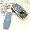 2 Buttons TPU Car Remote Key Fob Case Cover for Mercedes Benz A C E S G Class GLC CLE CLA W177 W205 W222 X167 AMG W213 2018