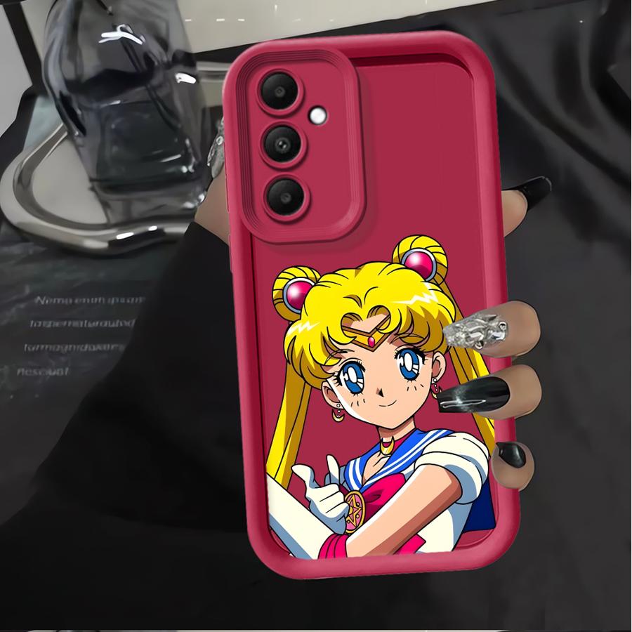 Phone Cover Case for Samsung Galaxy A56 A25 A26 A36 A24 A35 A52 A73 A22 A54 A55 A32 A21s Anime Sailor Moon