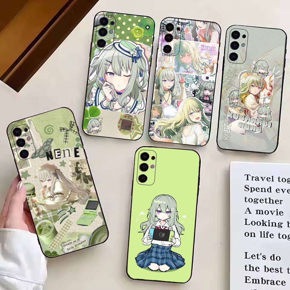 Game Project Sekai N-Nene Kusanagi Phone Case For Samsung S25,S24,S21,S22,S23,S30,Ultra,S20,Plus,Fe,Soft Silicone Black Cover