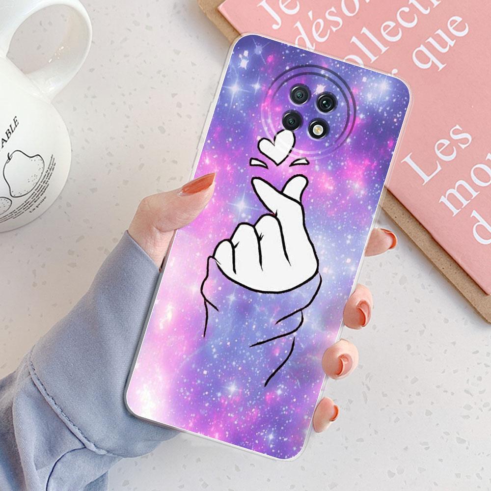 For Xiaomi Redmi Note 9T Case Redmi Note9T Back Cover Girls New Fashion Clear Phone Fundas Soft Silicone Case Redmi Note 9 T 9T