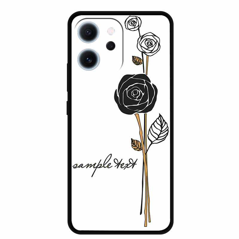 3D Flowers Emboss Fundas For OPPO Reno 15F 5G Case Soft Silicone Phone Cases For OPPO Reno 15F Back Covers Shell Coque 6.57"