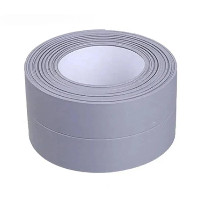 3.2m PVC Waterproof Sealing Tape For Bathroom Sink, Shower Bathtub And Toilet - Self Adhesive Wall Sticker