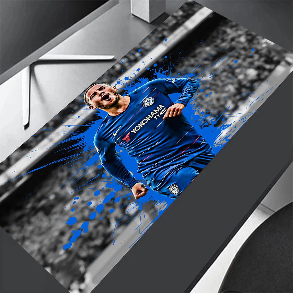 Blue Energy Soccer Player Large Mouse Pad Gamer Mousepad Desktop Mouse Pad Non-Slip Rubber Bottom Perfect Gift for Gamers And Professionals