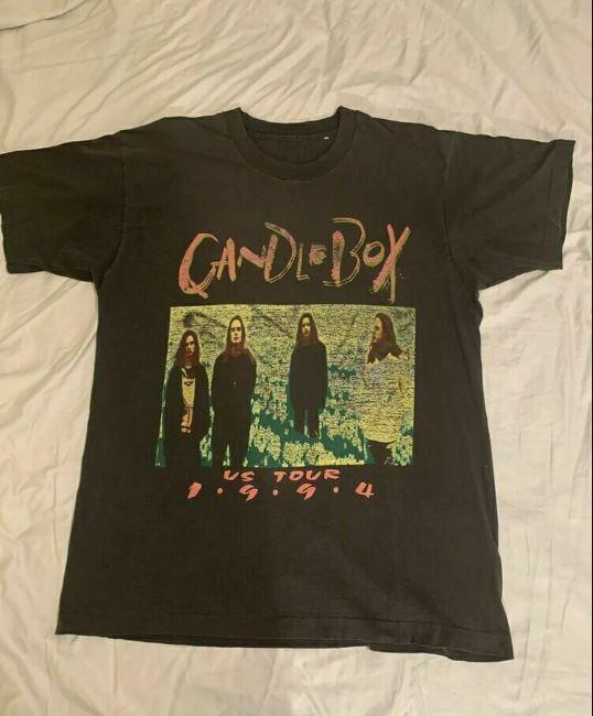 Candlebox Band Live UK Tour Tee Unisex T-Shirt Full Size PR669 Unisex T-Shirt S