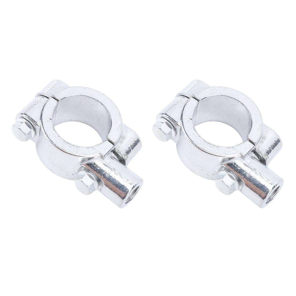 2PCS 25mm Motorcycle Handlebar Mirror Mount Holder Clamp Bracket Adapter Universal for Motorbike