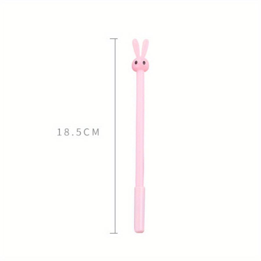 24pcs Cartoon Rabbit Shape Neutral Pen Cute Learning Stationery Office Water-Based Signature Pen Fun Birthday Gifts,Graduation Season Back To School