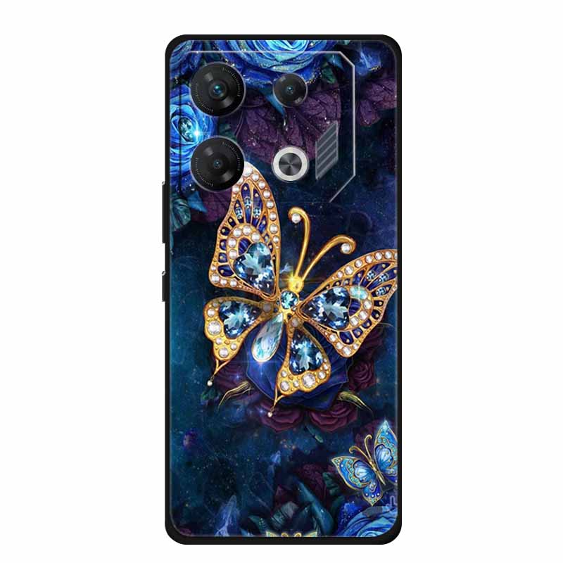 For Infinix GT 10 Pro Case Animals Soft TPU Silicone Phone Cases for Infinix GT10 Pro X6739 Back Cover Shockproof Wolf New Coque