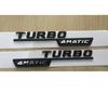 BAH2  For Mercedes Benz A35 A45 CLS53 CLA35 CLA45 GLA45 AMG 1 Pair TURBO 4MATIC Fender Emblems Badges Symbols Sticker