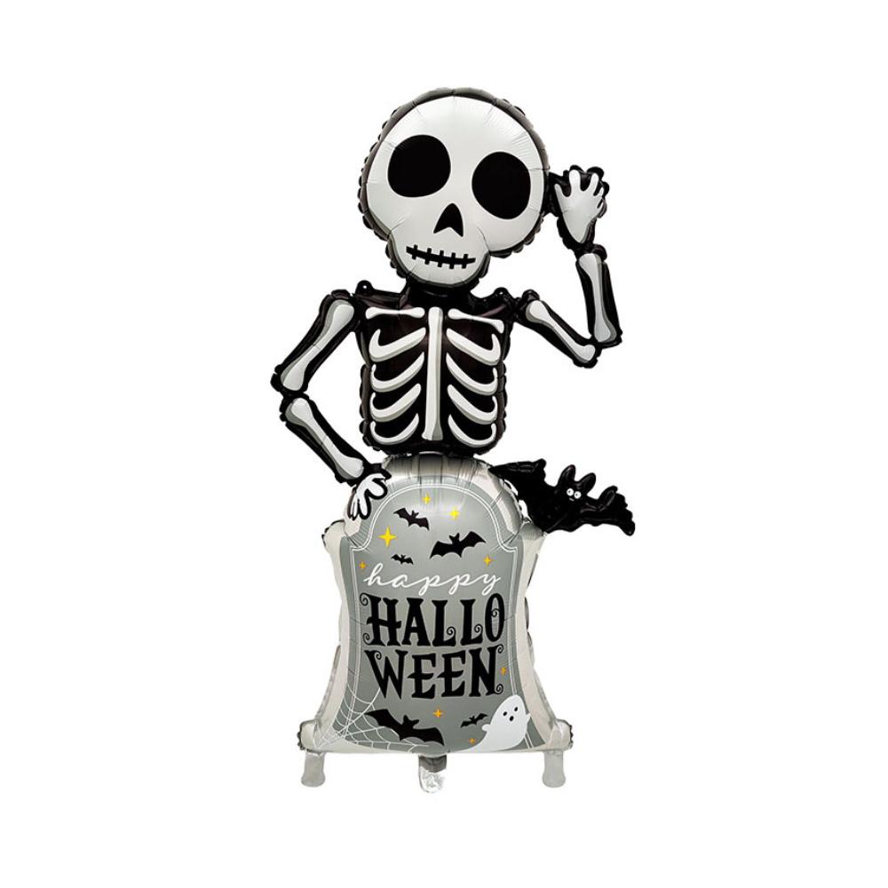Halloween Pumpkin Spider Spooky Skeleton Decoration Balloons Halloween Theme Party DIY Scene Decoration Inflatable Balloons