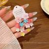 Dopamine Color Flower Tassel Earrings Women's Summer Premium Sense Earrings Girls Vacation Earrings Wholesale