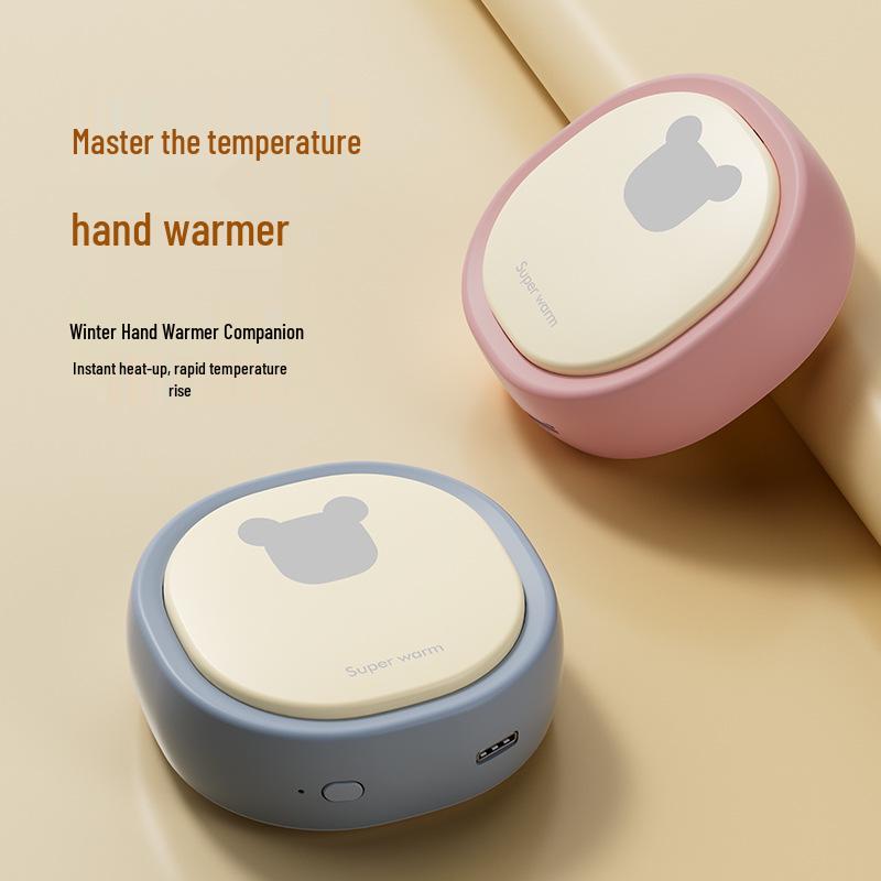 Little Bear USB Rechargeable Hand Warmer - Customizable Logo, Baby and Student Safe.