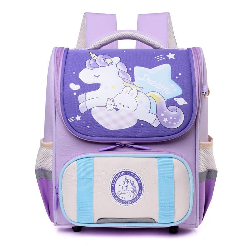 Adorable Children's Backpack With Ergonomic Design And Breathable Nylon Material