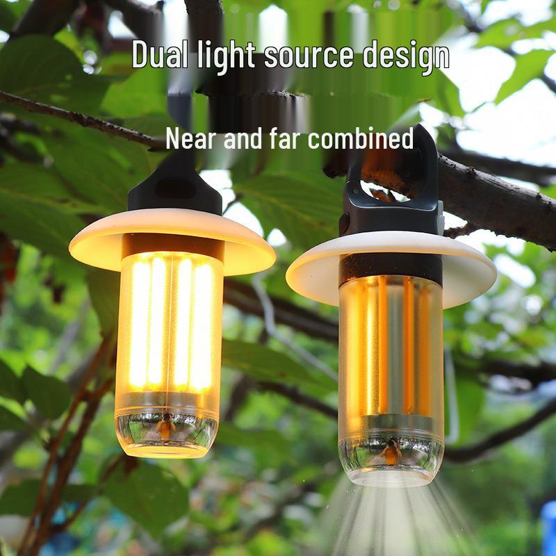 Rechargeable Multifunctional Mini Camping Tent Light with Long Battery Life