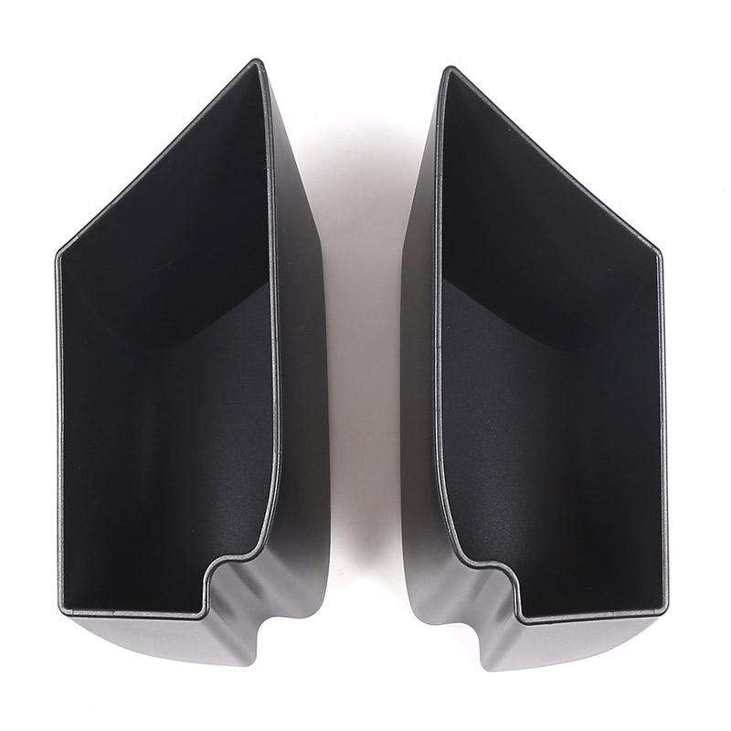 

ABS Black For Mitsubishi Eclipse 2006-2011 Car Door Storage Box Door Armrest Handle Container holder tray Car Accessories