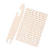 2Pcs/Set Weaving Loom Kit Wooden Belt Weaving Loom Weaving Shuttle Tools Arts Crafts For Backpack Strap Camera Strap Knitting