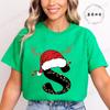 Fashion Merry Christmas Gift for Female Clothing Christmas 26 Alphabet Print TShirt for Women Casual Xmas Tees Short Sleeve Top