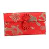 Creative Red Fabric Envelope for Weddings & New Year with Custom Text Logo