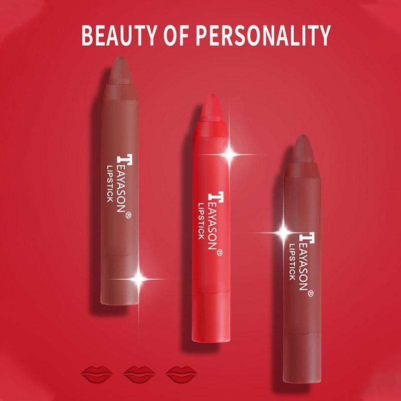 12 Colors Velvet Matte Lipsticks Pencil Waterproof Long Lasting Sexy Red Lip Stick on-Stick Cup Makeup Lip Tint Pen Cosmetic